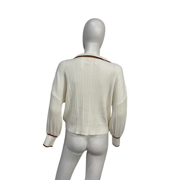 Sancia 'Teofila' White Viscose Top Size S - Picture 3 of 5